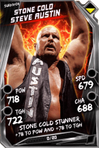 Super card  steve austin 8  survivor 5990 216