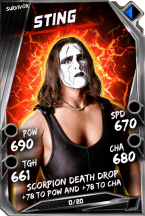 Super card  sting 8  survivor 5991 216