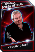 Support card: manager - bobbyheenan - wrestlemania