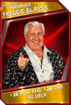 Super card  support  manager  freddie blassie 7  legendary 6106 216