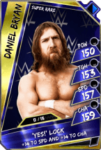 SuperCard DanielBryan 4 SuperRare Loyalty PCC