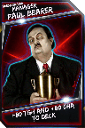 Support Card: Manager - PaulBearer - WrestleMania