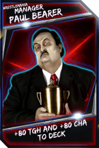 Support card: manager - paulbearer - wrestlemania