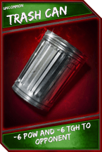 Support card: trashcan - uncommon