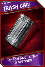 Support card: trashcan - ultrarare