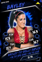 SuperCard Bayley 4 SuperRare Fusion