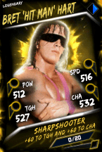 SuperCard BretHart 7 Legendary Fusion