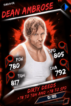 SuperCard DeanAmbrose 8 Survivor Fusion