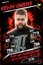 SuperCard KevinOwens 8 Survivor Fusion