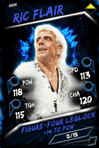 SuperCard RicFlair 3 Rare Fusion