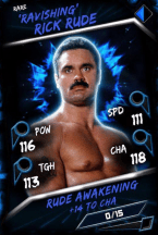 SuperCard RickRude 3 Rare Fusion