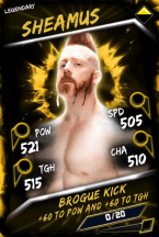 SuperCard Sheamus 7 Legendary Fusion