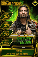 Roman reigns - wrestlemania (mitb)