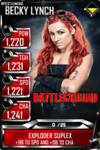 SuperCard BeckyLynch 9 WrestleMania MITB