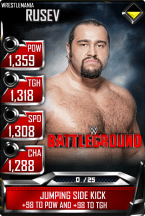 SuperCard Rusev 9 WrestleMania MITB