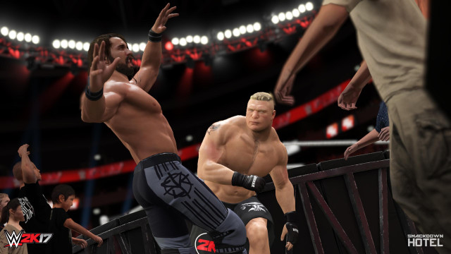 WWE2K17 Crowd Fighting WWE2K17 Crowd Fighting