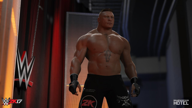 WWE2K17 Lesnar Backstage WWE2K17 Lesnar Backstage