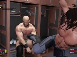 WWE2K17 Rollins Cesaro Backstage OMG
