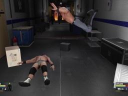 WWE2K17 Seth Rollins Cesaro Backstage Brawl