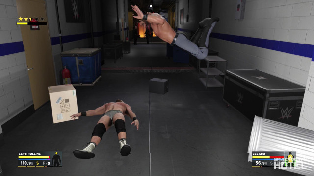 WWE2K17 Seth Rollins Cesaro Backstage Brawl WWE2K17 Seth Rollins Cesaro Backstage Brawl