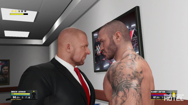 WWE2K17 Triple H Randy Orton Backstage Office WWE2K17 Triple H Randy Orton Backstage Office