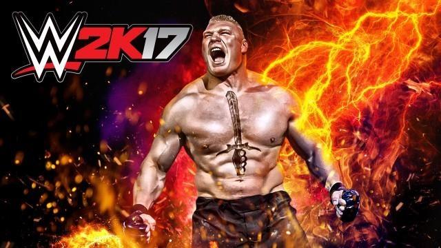 WWE 2K17 Brock Lesnar Wallpaper (Cover Art)
