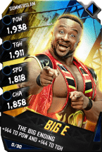 Super card  big e  r10  summer slam 8516 216