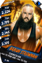 SuperCard BraunStrowman R10 SummerSlam PCC