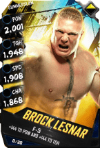 SuperCard BrockLesnar R10 SummerSlam