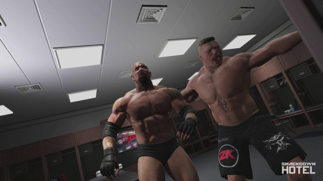 WWE2K17 Trailer Backstage Goldberg Lesnar 2 WWE2K17 Trailer Backstage Goldberg Lesnar 2