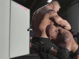 WWE2K17 Trailer Backstage Goldberg Lesnar 8