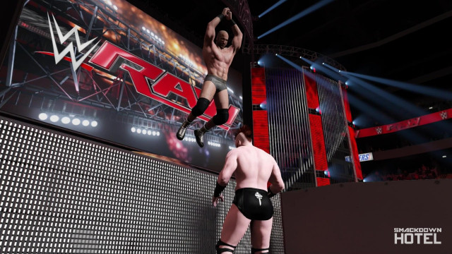 WWE2K17 Trailer Dive Off Stage WWE2K17 Trailer Dive Off Stage