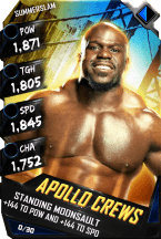 Super card  apollo crews  r10  summer slam 8510 216