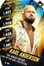 Super card  karl  anderson  r10  summer slam 8531 216