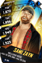 Super card  sami zayn  r10  summer slam 8541 216