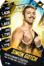 Super card  simon gotch  r10  summer slam 8547 216