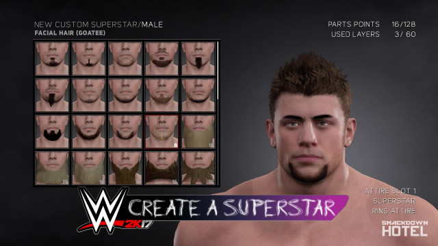 WWE2K17 CreateASuperstar Beard WWE2K17 CreateASuperstar Beard