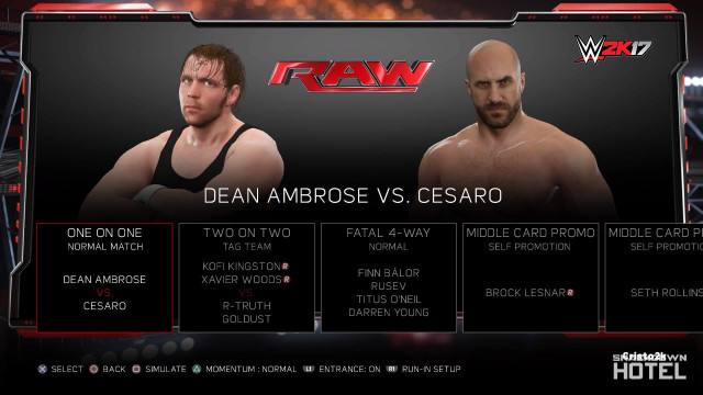WWE2K17 UniverseMode 06 WWE2K17 UniverseMode 06