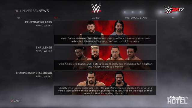WWE2K17 UniverseMode 12 WWE2K17 UniverseMode 12