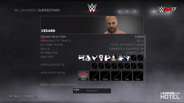 WWE2K17 UniverseMode 17 WWE2K17 UniverseMode 17