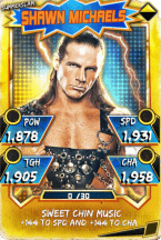 SuperCard ShawnMichaels R10 SummerSlam Throwback