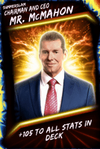 SuperCard Support MrMcMahon R10 SummerSlam Fusion