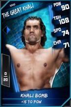 SuperCard TheGreatKhali 03 Rare