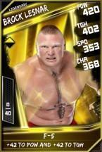 SuperCard BrockLesnar 07 Legendary