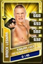 SuperCard BrockLesnar 07 Legendary Fusion