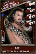 SuperCard JakeRoberts 08 Survivor Throwback