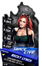 SuperCard BeckyLynch S3 11 Hardened SmackDown