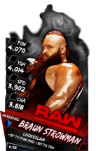 SuperCard BraunStrowman S3 11 Hardened Raw