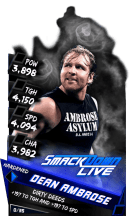 SuperCard DeanAmbrose S3 11 Hardened SmackDown