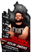 SuperCard KevinOwens S3 11 Hardened Raw